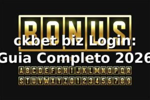 ckbet biz Login: Guia Completo 2026 🔐